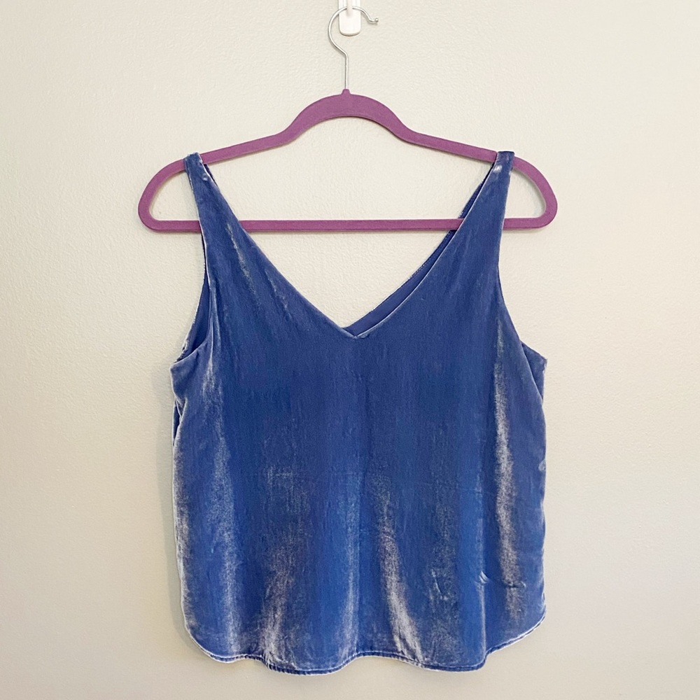 Loft Petite Velvet Shell - Picture 3 of 5